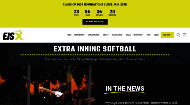 extrainningsoftball.com