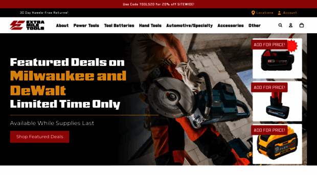 extramiletools.com