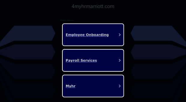 extranet.4myhrmarriott.com