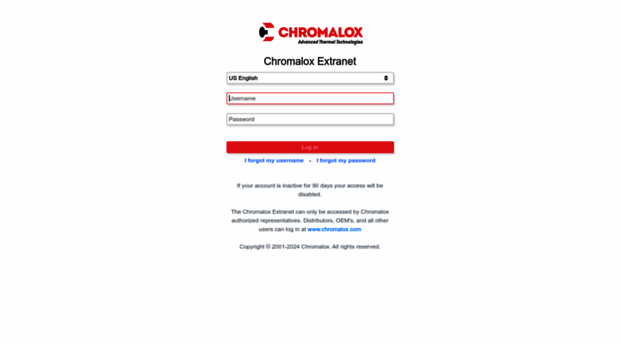 extranet.chromalox.com