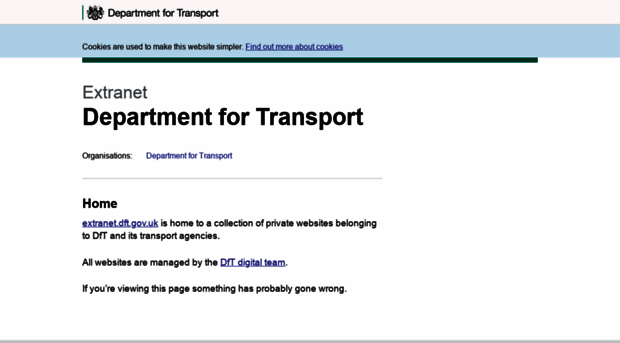 extranet.dft.gov.uk