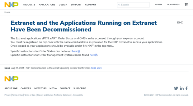 extranet.nxp.com