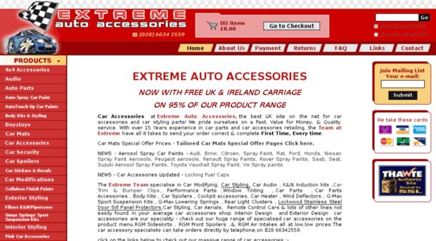extremeautoaccessories.co.uk