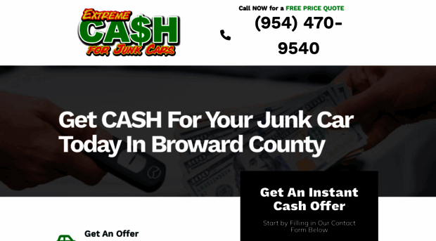 extremecashjunkcars.com