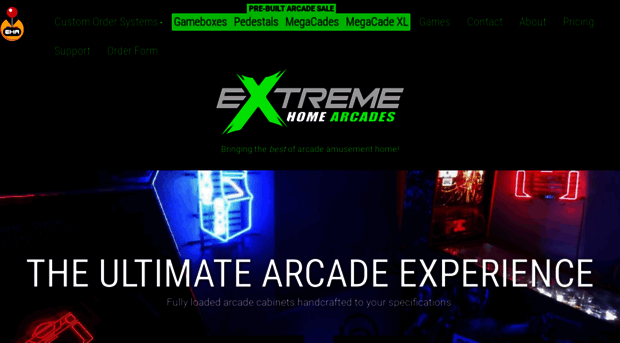 extremehomearcades.com