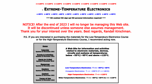 extremetemperatureelectronics.com