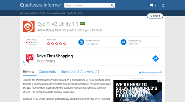eye-fi-x2-utility.software.informer.com