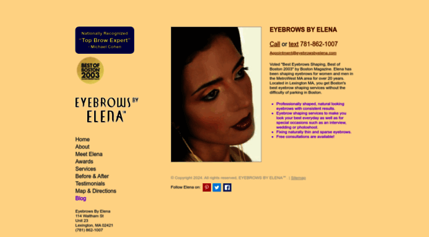 eyebrowsbyelena.com