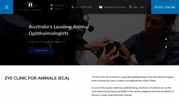 eyeclinicforanimals.com.au