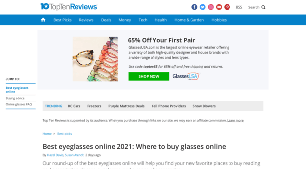 eyeglasses-online-review.toptenreviews.com