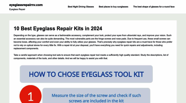 eyeglassrepairnv.com