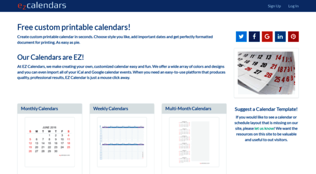 ezcalendars.com