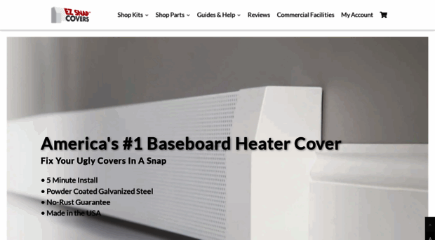 EZ Snap™ Covers - Baseboard Heater Covers
