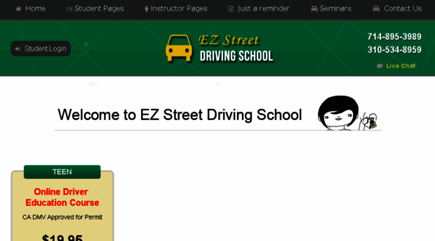 ezstreetdrivingschool.com