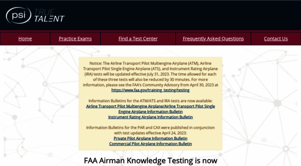 faa.psiexams.com