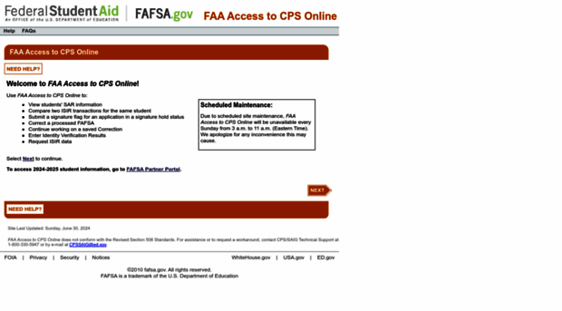 faaaccess.ed.gov