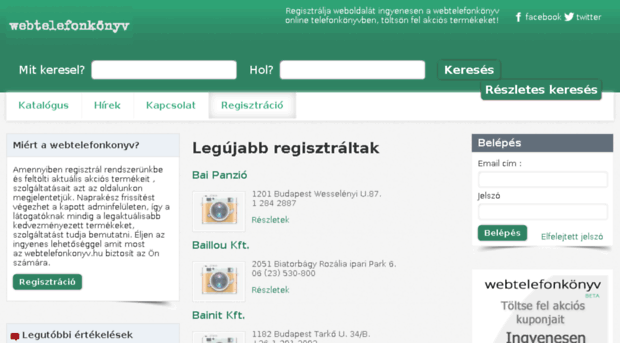 faajto.webtelefonkonyv.hu