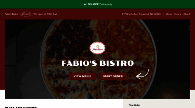 fabiosbistromenu.com