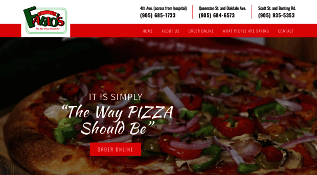 fabiospizzeria.com