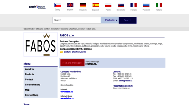 fabos.czechtrade.us