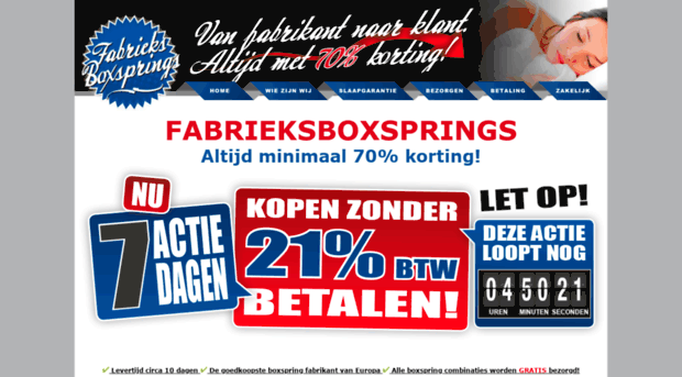 fabrieksboxsprings.nl