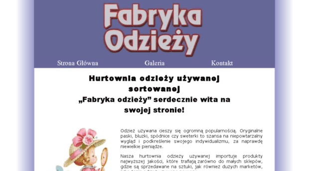 fabrykaodziezy.com.pl