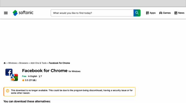 facebook-for-chrome.en.softonic.com