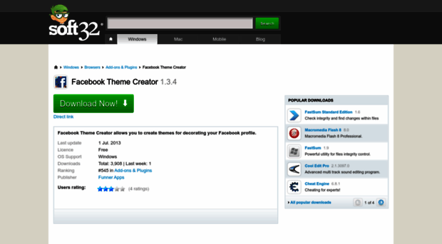 facebook-theme-creator.soft32.com