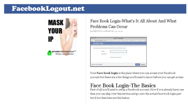 facebooklogout.net