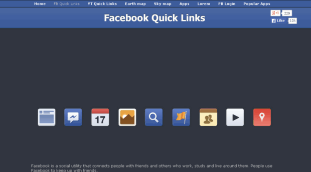 facebookquicklinks.myfbmap.com