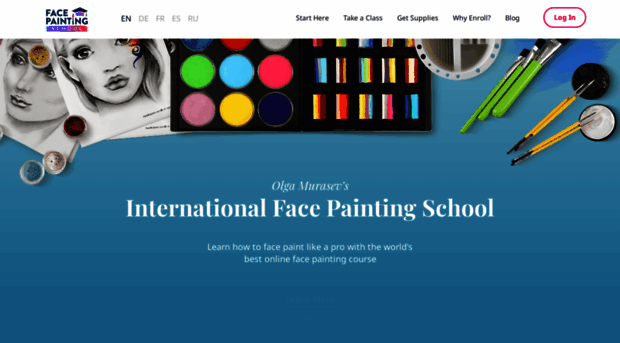 facepaintingschool.com