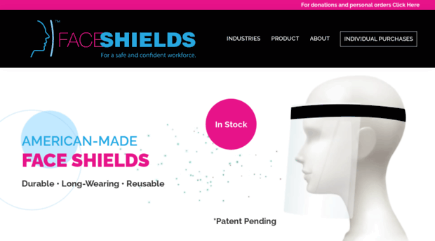 faceshields.com