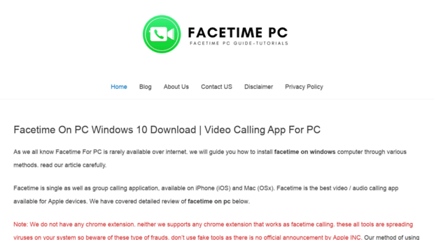 facetimeforpc.site