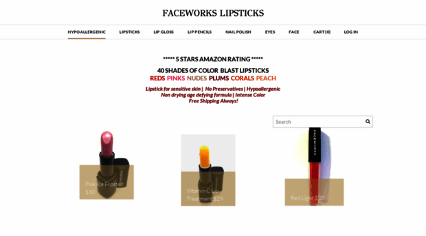 faceworkslipsticks.com