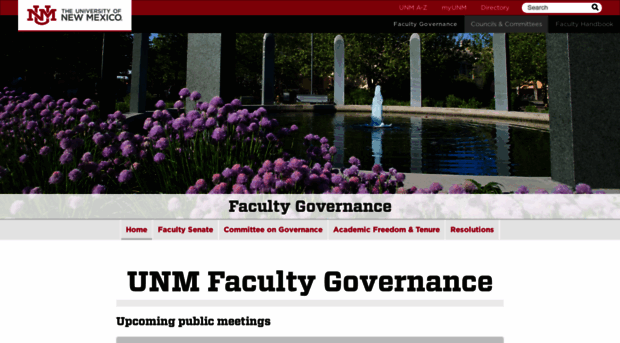 facgov.unm.edu