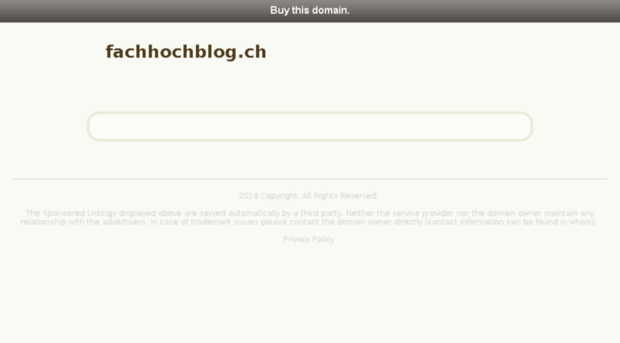 fachhochblog.ch