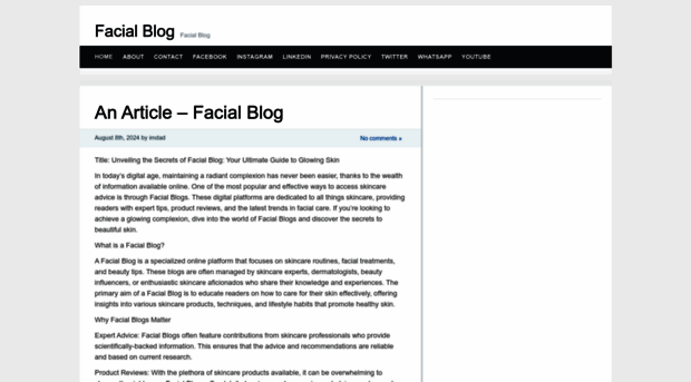 facialblog.tk