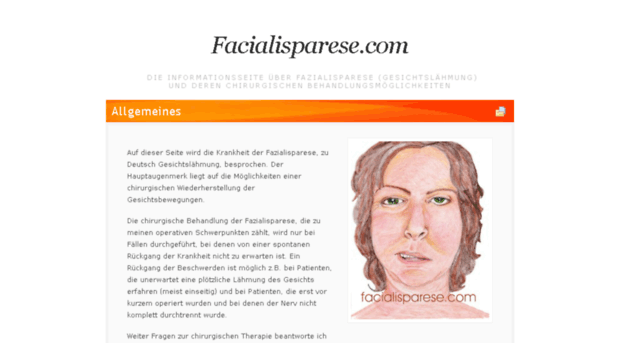 facialisparese.com