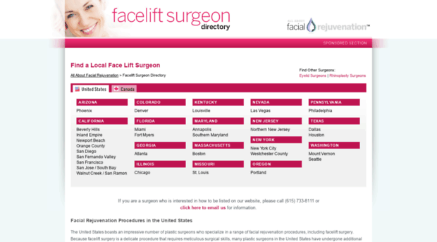 facialrejuvenationsurgeons.com