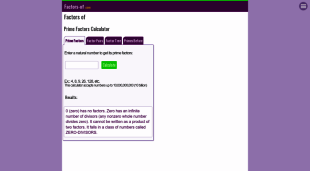 factors-of.com