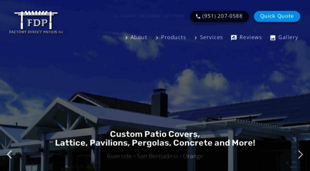 factorydirectpatios.com