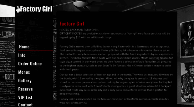 factorygirlrestaurant.com