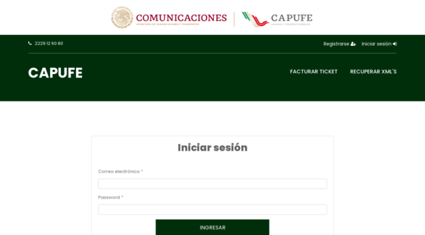 facturacioncapufe.com.mx