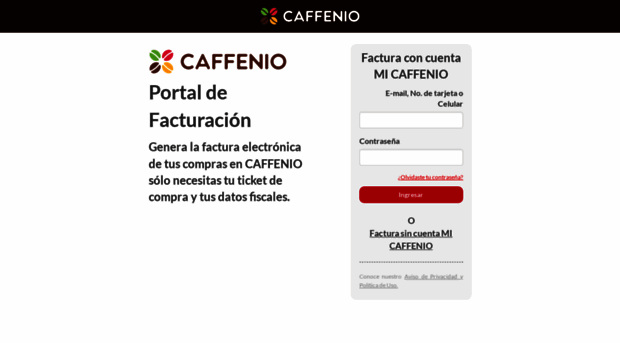 facturaciondrive.caffenio.com