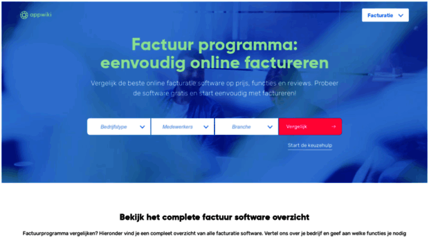 factuurprogramma-vergelijken.nl