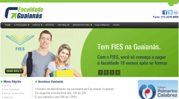 faculdadeguaianas.com.br