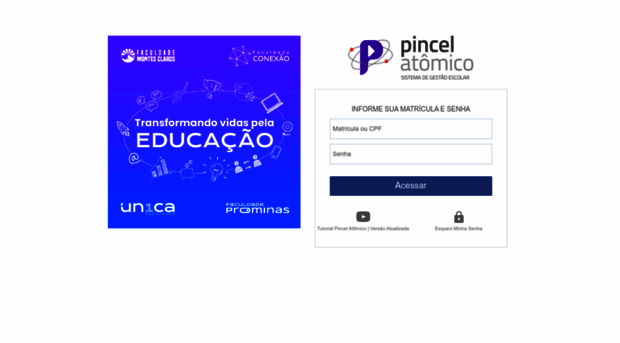 faculdadeunica.pincelatomico.net.br