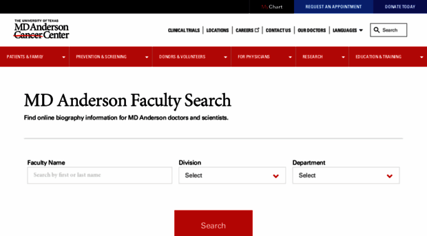 faculty.mdanderson.org