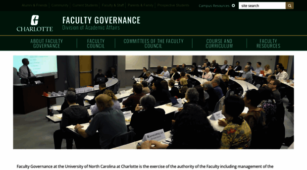 facultygovernance.uncc.edu