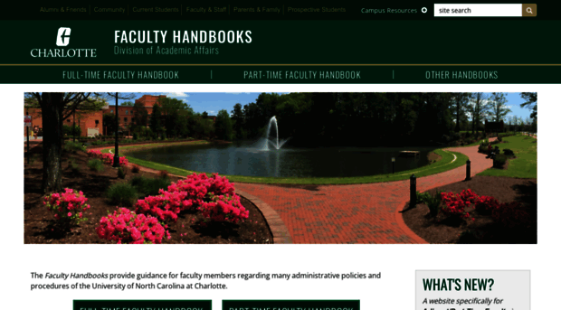 facultyhandbooks.uncc.edu